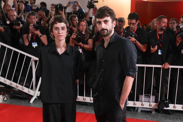 Entertainment Bilder des Tages Venice 2026 Naza Screening NB Rachel Szor, Yuval Abraham attending the Naza Red carpet as part of the 83th Venice International Film Festival at the Lido in Venice, Italy on September 10, 2026. Photo by Nasser Berzane ABACAPRESS.COM Venice Italy  Copyright: xBerzanexNasser ABACAx