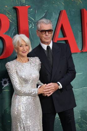 . 10 09 2026. London, United Kingdom. Helen Mirren and Pierce Brosnan at the Mobland - Season Two premiere in London.  xStephenxLockx xi-Imagesx IIM-26997-0011