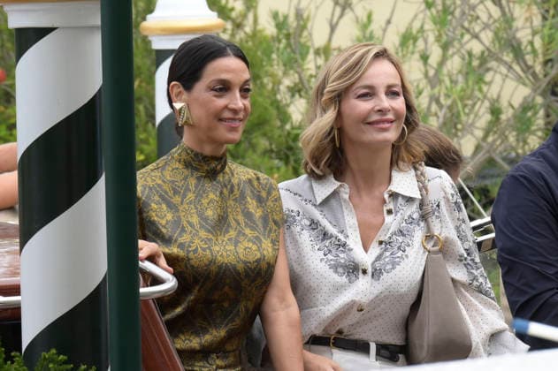 Donatella Finocchiaro und Violante Placido bei der Ankunft am Pier des Hotels Excelsior auf der Biennale di Venezia 2026 83. Internationale Filmfestspiele von Venedig. Venedig, 10.09.2026