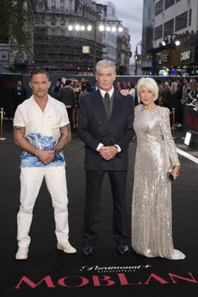 ˜Mobland™ season 2 world premiere at the Odeon Luxe Leicester Square Featuring: Tom Hardy, Pierce Brosnan and Helen Mirren Where: London, United Kingdom When: 10 Sep 2026 Credit: Alan West Cover Images EDITORIAL USE ONLY. NOT FOR USE BY NEWSPAPERS BASED IN THE UK. Copyright: xx coverimg56004853