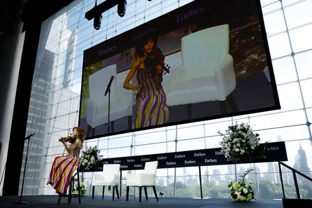 Lindsey Stirling performs at the Forbes Power Women s Summit on Thursday, September 10, 2026 at Jazz at Lincoln Center in New York City.  NYP20260910122 JohnxAngelillo