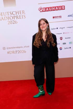 Muriel bei der Verleihung Deutscher Radiopreis am 10.09.2026 im Musical Theater an der Elbe in Hamburg Muriel arrives for the annual German Radio Awards (Deutscher Radiopreis) ceremony on September 10, 2026 at the Musical Theater an der Elbe in Hamburg, Germany Deutscher Radiopreis Verleihung in Hamburg