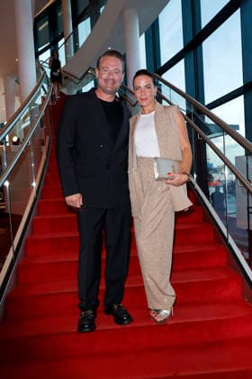 Sasha und seine Ehefrau Julia Roentgen bei der Verleihung Deutscher Radiopreis am 10.09.2026 im Musical Theater an der Elbe in Hamburg Sasha and his wife Julia Roentgen arrive for the annual German Radio Awards (Deutscher Radiopreis) ceremony on September 10, 2026 at the Musical Theater an der Elbe in Hamburg, Germany Deutscher Radiopreis Verleihung in Hamburg