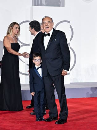 IPA88369924 - Venice, 83rd Venice International Film Festival 2026 - Night 9. Red Carpet for the film *Scherzetto* - Pictured: Alberto Barbera, Lorenzo Pezzotta  Copyright: xSimonexComix xPoolxPhotoxEventsx08x IPA88369924