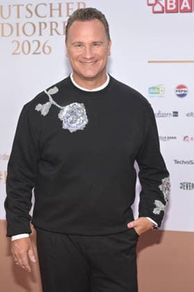 Guido Maria Kretschmer bei der Verleihung des 17. Deutschen Radiopreises 2026 im Stage Theater an der Elbe. Hamburg, 10.09.2026