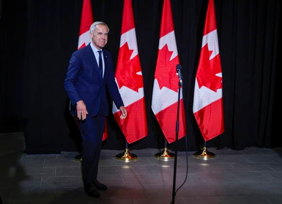 September 10, 2026, Banff, Ab, CANADA: Prime Minister Mark Carney speaks to the media at a cabinet retreat in Banff, Alta., Thursday, Sept. 10, 2026. Banff CANADA  - ZUMAc35_ 20260910_zaf_c35_108 Copyright: xJeffxMcintoshx