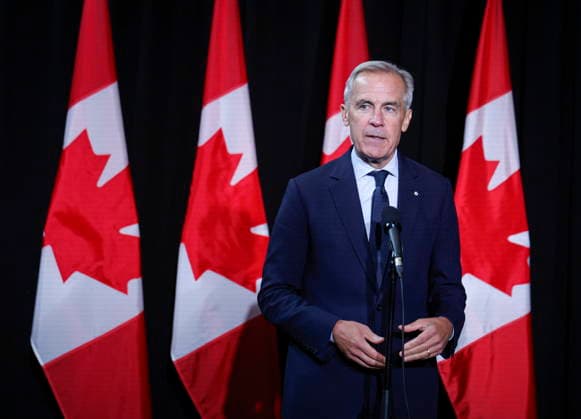 September 10, 2026, Banff, Ab, CANADA: Prime Minister Mark Carney speaks to the media at a cabinet retreat in Banff, Alta., Thursday, Sept. 10, 2026. Banff CANADA  - ZUMAc35_ 20260910_zaf_c35_109 Copyright: xJeffxMcintoshx
