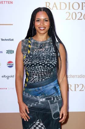 Aminata Belli bei der Verleihung des 17. Deutschen Radiopreises 2026 im Stage Theater an der Elbe. Hamburg, 10.09.2026