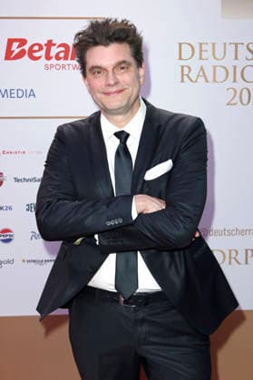 Lutz van der Horst bei der Verleihung des 17. Deutschen Radiopreises 2026 im Stage Theater an der Elbe. Hamburg, 10.09.2026