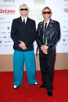 Lucas Hain und Felix Hain von Fast Boy bei der Verleihung des 17. Deutschen Radiopreises 2026 im Stage Theater an der Elbe. Hamburg, 10.09.2026