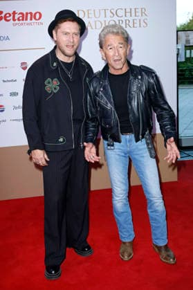 Johannes Oerding und Peter Maffay bei der Verleihung des 17. Deutschen Radiopreises 2026 im Stage Theater an der Elbe. Hamburg, 10.09.2026