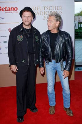 Johannes Oerding und Peter Maffay bei der Verleihung des 17. Deutschen Radiopreises 2026 im Stage Theater an der Elbe. Hamburg, 10.09.2026