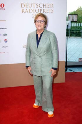 Katharina Franck von den Rainbirds bei der Verleihung des 17. Deutschen Radiopreises 2026 im Stage Theater an der Elbe. Hamburg, 10.09.2026
