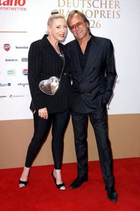 Sabrina Winter alias Stereoblond und Steve Norman von Spandau Ballet bei der Verleihung des 17. Deutschen Radiopreises 2026 im Stage Theater an der Elbe. Hamburg, 10.09.2026