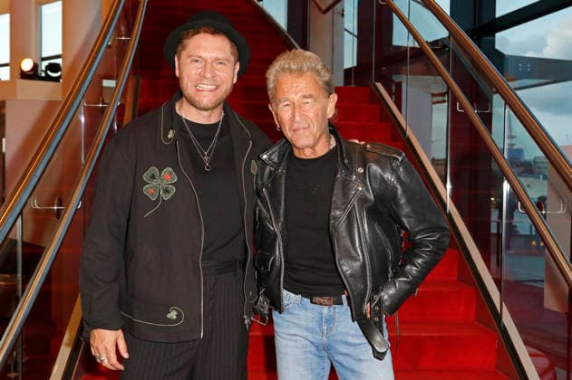Johannes Oerding und Peter Maffay bei der Verleihung des 17. Deutschen Radiopreises 2026 im Stage Theater an der Elbe. Hamburg, 10.09.2026