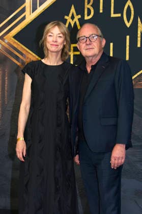 Jenny Schily und Uwe Preuss bei der Weltpremiere der 5. und finalen Staffel der TV-Serie Babylon Berlin im Zoo Palast. Berlin, 10.09.2026
