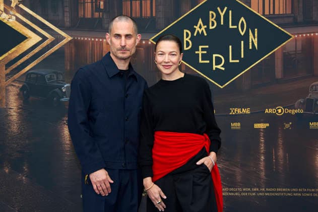 Clemens Schick und Hannah Herzsprung bei der Weltpremiere der 5. und finalen Staffel der TV-Serie Babylon Berlin im Zoo Palast. Berlin, 10.09.2026