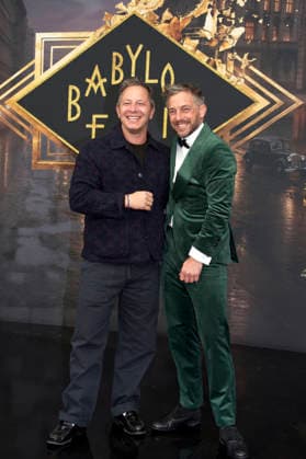 Trystan Pütter und Volker Bruch bei der Weltpremiere der 5. und finalen Staffel der TV-Serie Babylon Berlin im Zoo Palast. Berlin, 10.09.2026