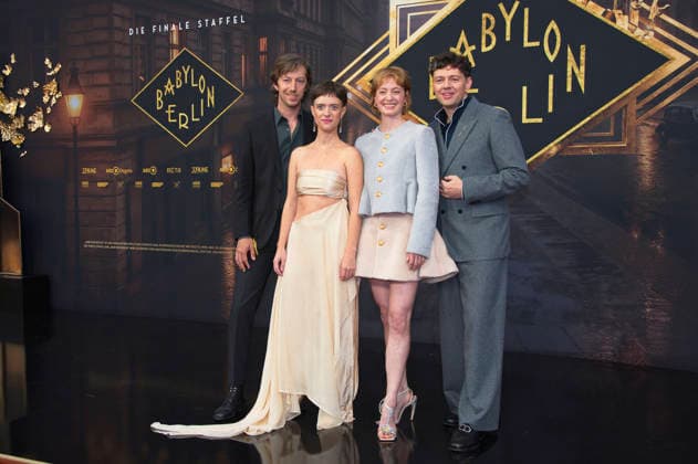 Max Mauff, Liv Lisa Fries, Leonie Benesch und Christian Friedel bei der Weltpremiere der 5. und finalen Staffel der TV-Serie Babylon Berlin im Zoo Palast. Berlin, 10.09.2026