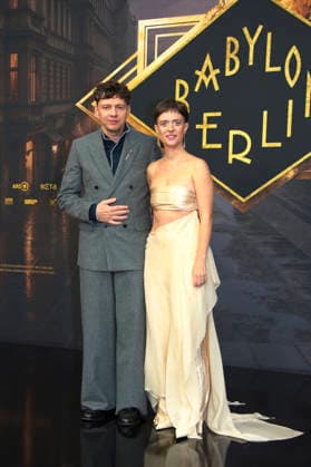 Christian Friedel und Liv Lisa Fries bei der Weltpremiere der 5. und finalen Staffel der TV-Serie Babylon Berlin im Zoo Palast. Berlin, 10.09.2026