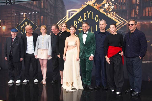 Udo Samel, Benno Fürmann, Leonie Benesch, Peter Kurth, Fritzi Haberlandt, Liv Lisa Fries, Volker Bruch, Clemens Schick, Hannah Herzsprung und Trystan Pütter bei der Weltpremiere der 5. und finalen Staffel der TV-Serie Babylon Berlin im Zoo Palast. Berlin, 10.09.2026