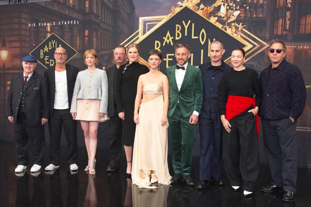 Udo Samel, Benno Fürmann, Leonie Benesch, Peter Kurth, Fritzi Haberlandt, Liv Lisa Fries, Volker Bruch, Clemens Schick, Hannah Herzsprung und Trystan Pütter bei der Weltpremiere der 5. und finalen Staffel der TV-Serie Babylon Berlin im Zoo Palast. Berlin, 10.09.2026