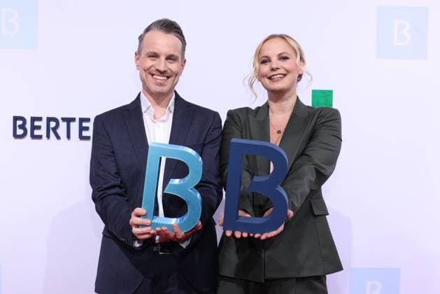 Bertelsmann Party 2026 Marc Dumitru und Toni Scheurlen Roter Teppich zur Bertelsmann Party 2026, Berliner Repräsentanz Berlin, Datum: 10.09.2026 Copyright: xEventpress Kratschx