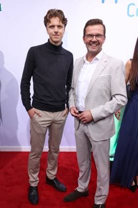 Bertelsmann Party 2026 Raphael Tigges und Sohn Roter Teppich zur Bertelsmann Party 2026, Berliner Repräsentanz Berlin, Datum: 10.09.2026 Copyright: xEventpress Kratschx