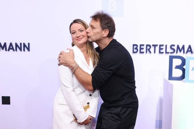 Bertelsmann Party 2026 Hendrik Duryn, Nina Gummich Roter Teppich zur Bertelsmann Party 2026, Berliner Repräsentanz Berlin, Datum: 10.09.2026 Copyright: xEventpress Kratschx