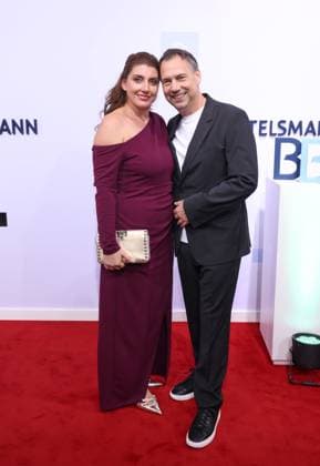 Bertelsmann Party 2026 Linda Haas, Sebastian Fitzek Roter Teppich zur Bertelsmann Party 2026, Berliner Repräsentanz Berlin, Datum: 10.09.2026 Copyright: xEventpress Kratschx