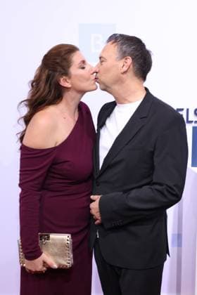 Bertelsmann Party 2026 Linda Haas, Sebastian Fitzek Roter Teppich zur Bertelsmann Party 2026, Berliner Repräsentanz Berlin, Datum: 10.09.2026 Copyright: xEventpress Kratschx