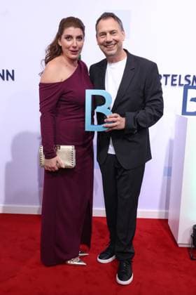 Bertelsmann Party 2026 Linda Haas, Sebastian Fitzek Roter Teppich zur Bertelsmann Party 2026, Berliner Repräsentanz Berlin, Datum: 10.09.2026 Copyright: xEventpress Kratschx