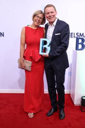 Bertelsmann Party 2026 Natalie und Rolf Hellermann Roter Teppich zur Bertelsmann Party 2026, Berliner Repräsentanz Berlin, Datum: 10.09.2026 Copyright: xEventpress Kratschx