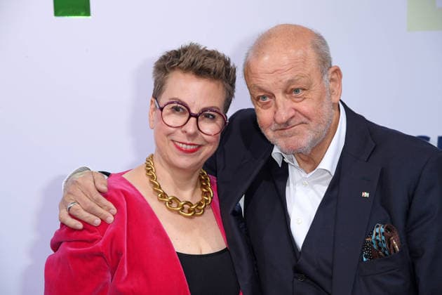 Leonard Lansink mit Ehefrau Maren Muntenbeck bei der BERTELSMANN PARTY 2026 in der Bertelsmann Hauptstadtrepräsentanz in Berlin am 10.09.2026