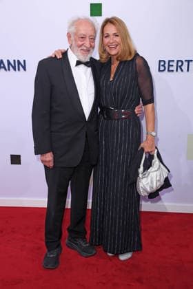Dieter Hallervorden mit Ehefrau Christiane Zander bei der BERTELSMANN PARTY 2026 in der Bertelsmann Hauptstadtrepräsentanz in Berlin am 10.09.2026