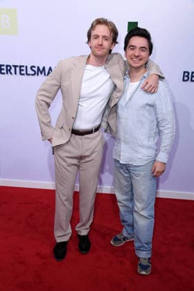 Timur Bartels, Ivo Kortlang bei der BERTELSMANN PARTY 2026 in der Bertelsmann Hauptstadtrepräsentanz in Berlin am 10.09.2026