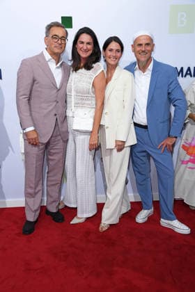 Jan Sosniok mit Ehefrau Nadine Sosniok, Ralf Zacherl mit Ehefrau Ulrike Leifer bei der BERTELSMANN PARTY 2026 in der Bertelsmann Hauptstadtrepräsentanz in Berlin am 10.09.2026