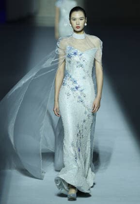 BEIJING, CHINA - SEPTEMBER 10: Models present designs by Liuli and Ziziyu during the closing show of the 2026 China Fashion Week on September 10, 2026 in Beijing, China. The eight-day event featured over 100 fashion releases and gatherings of more than 220 brands.  Copyright: xChinaxNewsxServicex 111665686846