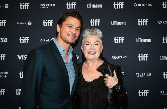 September 10, 2026, Toronto, On, Canada: Josh Hartnett, left, and Mary Walsh are pictured on the red carpet for Below at the Toronto International Film Festival in Toronto, on Thursday, Sept. 10, 2026. Toronto Canada  - ZUMAc35_ 20260910_zaf_c35_208 Copyright: xLauraxProctorx
