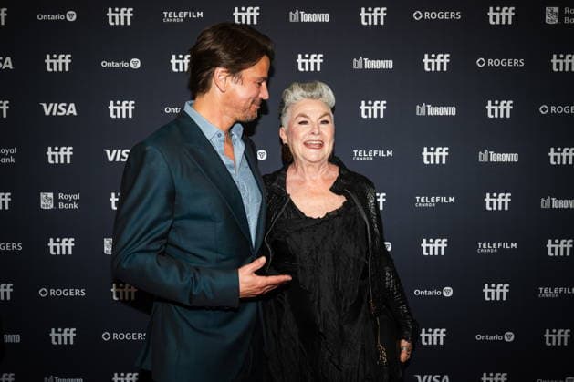 September 10, 2026, Toronto, On, Canada: Josh Hartnett, left, and Mary Walsh are pictured on the red carpet for Below at the Toronto International Film Festival in Toronto, on Thursday, Sept. 10, 2026. Toronto Canada  - ZUMAc35_ 20260910_zaf_c35_260 Copyright: xLauraxProctorx