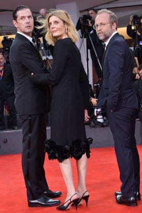 83rd Venice Film Festival 83rd Venice Mostra Venice International Film Festival UN PEU AVANT MINUID Premiere Melvil Poupaud, Chiara Mastroianni, Nicolas Pariser await the screening of *Un Peu Avant Minuit* Photos by Thomas Bohlen Starface 459571 2026 09 10 Venice, Italy  Copyright: xThomasxBohlenx STAR_459571_029