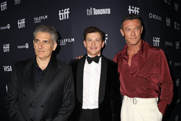51st Toronto International Film Festival: Red carpet for the film The Housewife featuring Michael Imperioli, Tye Sheridan, and Luke Evans 459575 September 10, 2026 Toronto, Canada  Copyright: xIsabellexVautierx xStarfacex STAR_459575_071