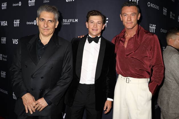 51st Toronto International Film Festival: Red carpet for the film The Housewife featuring Michael Imperioli, Tye Sheridan, and Luke Evans 459575 September 10, 2026 Toronto, Canada  Copyright: xIsabellexVautierx xStarfacex STAR_459575_072