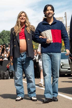 New York, NY, Sept. 10: Carlos Torres and Laura Tobon at the Tommy Hilfiger Spring Summer 2027 show during New York Fashion Week in NYC on September 10, 2026. Credit: Camara Porter, AdMedia 459576, 2026 09 10  Copyright: xAdMediax STAR_459576_012