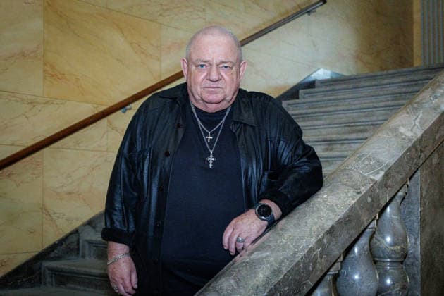 10.09.2026. Wuppertal. Udo Dirkschneider am Rande einer Pressekonferenz zur Bekanntgabe des neu ins Leben gerufenen Udo Dirkschneider Music Award (UDMA). Wuppertal Historische Stadthalle Nordrhein-Westfalen Deutschland