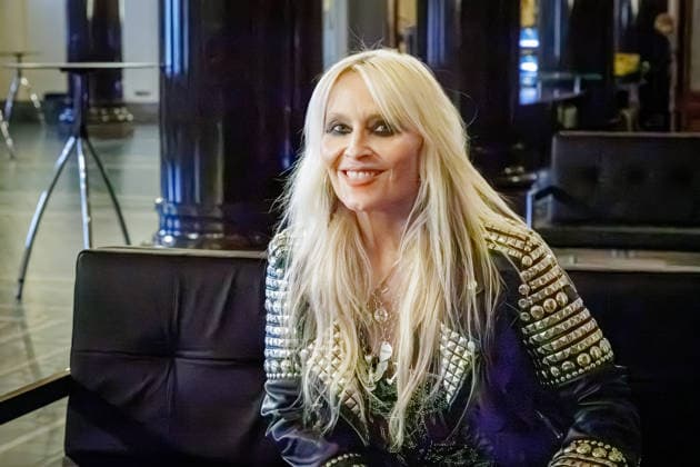 10.09.2026. Wuppertal. Doro Pesch am Rande einer Pressekonferenz zur Bekanntgabe des neu ins Leben gerufenen Udo Dirkschneider Music Award (UDMA). Wuppertal Historische Stadthalle Nordrhein-Westfalen Deutschland