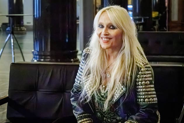 10.09.2026. Wuppertal. Doro Pesch am Rande einer Pressekonferenz zur Bekanntgabe des neu ins Leben gerufenen Udo Dirkschneider Music Award (UDMA). Wuppertal Historische Stadthalle Nordrhein-Westfalen Deutschland