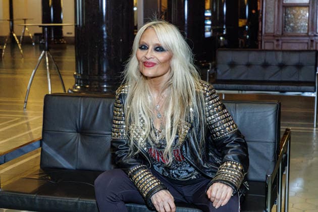10.09.2026. Wuppertal. Doro Pesch am Rande einer Pressekonferenz zur Bekanntgabe des neu ins Leben gerufenen Udo Dirkschneider Music Award (UDMA). Wuppertal Historische Stadthalle Nordrhein-Westfalen Deutschland