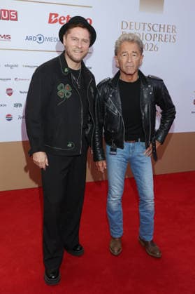 Deutscher Radiopreis 2026 Johannes Oerding, Peter Maffay, Radiopreis 2026, Stage Theater an der Elbe, Hamburg, 10.09.2026 Copyright: xEventpressxBecherx