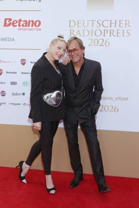 Deutscher Radiopreis 2026 Steve Norman, Sabrina Winter, Radiopreis 2026, Stage Theater an der Elbe, Hamburg, 10.09.2026 Copyright: xEventpressxBecherx